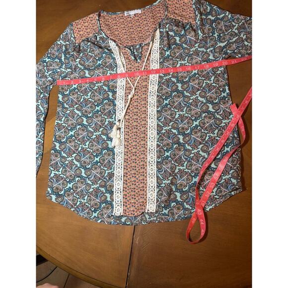 DR2 bohemian peasant top in excellent condition size medium - Picture 2 of 8